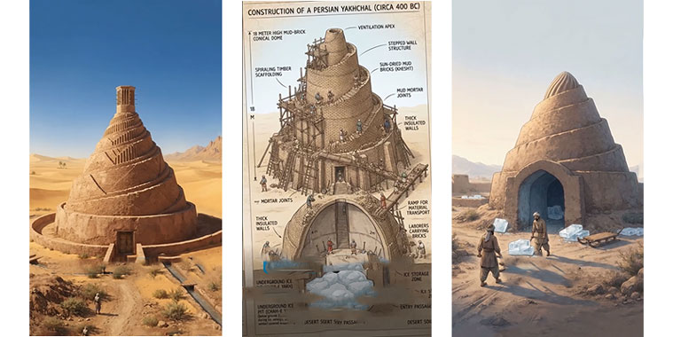 Persian Yakhchals Ancient Desert Refrigerators, Sustainable Technolog